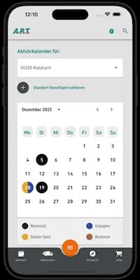 A.R.T. App – Abfuhrtermine