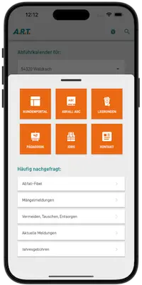 A.R.T. App Screenshot