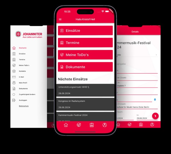 JUH2GO – App zur Einsatzverwaltung der Johanniter