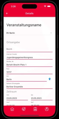 JUH2GO App – Detailansicht
