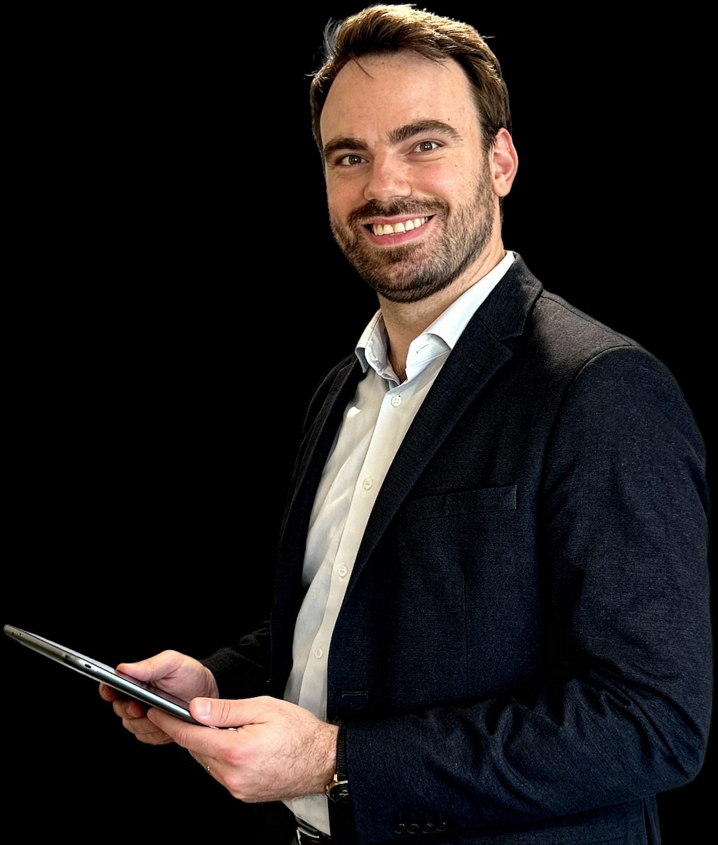 Kristof Heil von TALEDRAFT bereit, einen Termin aufzunehmen