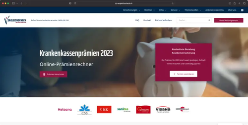 Prämienrechner Screenshot